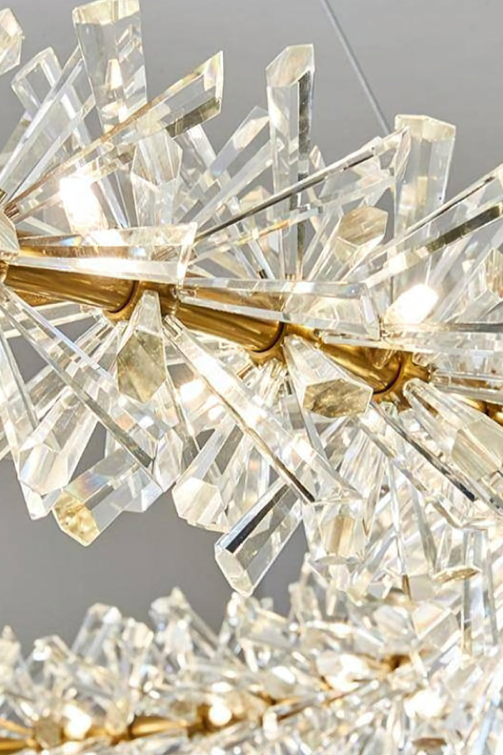 Mira Crystal Ring Chandelier
