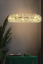 Mira Crystal Ring Chandelier