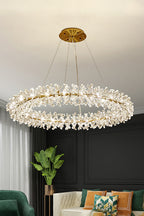 Mira Crystal Ring Chandelier