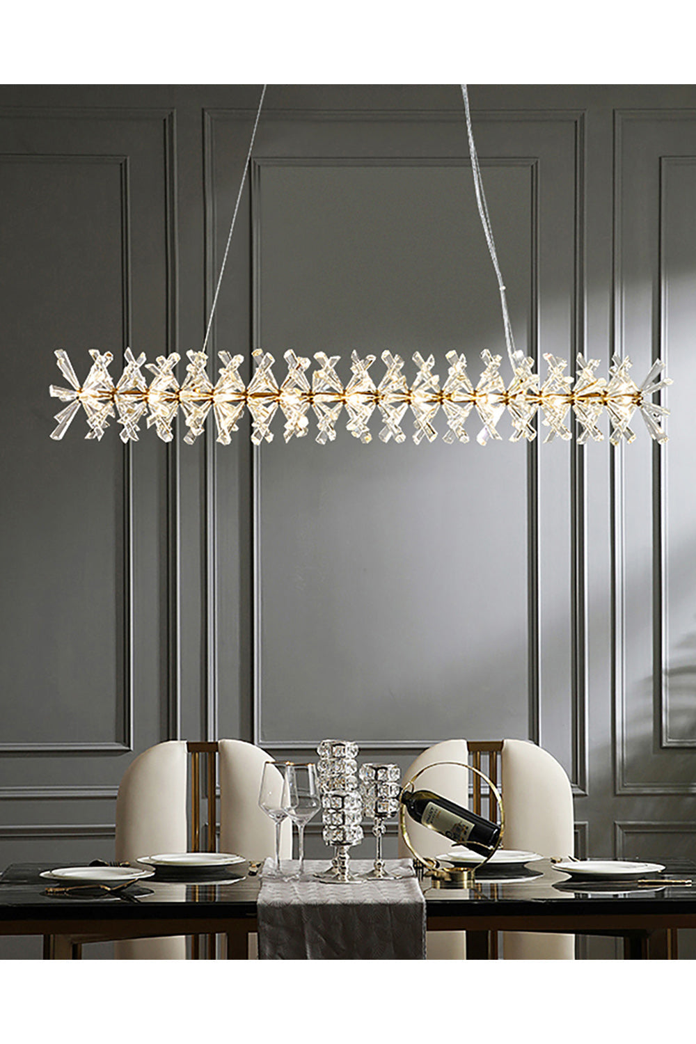 Mira Crystal Ring Chandelier