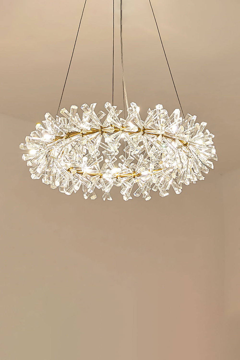Mira Crystal Ring Chandelier