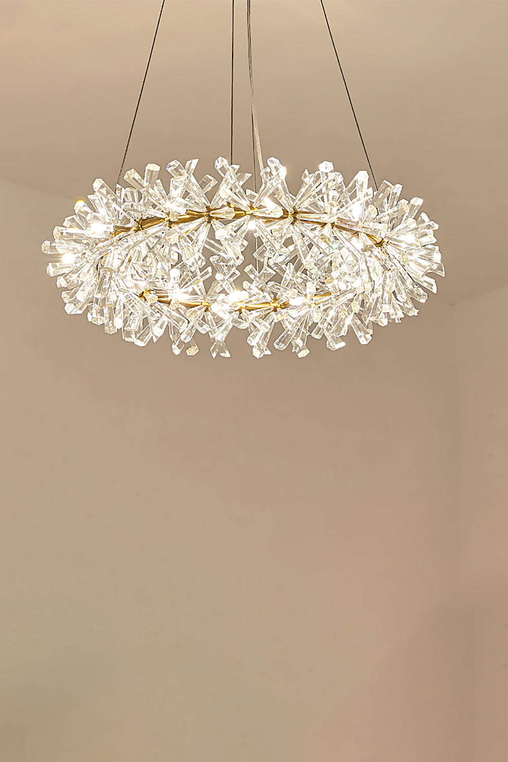 Mira Crystal Ring Chandelier