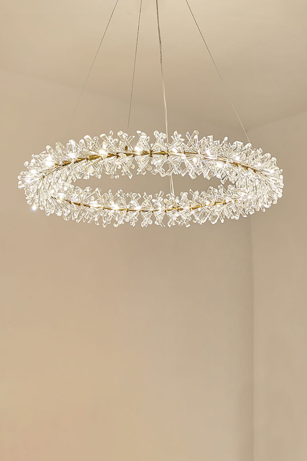 Mira Crystal Ring Chandelier