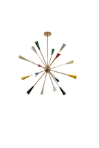 Multi-color Fireworks Chandelier