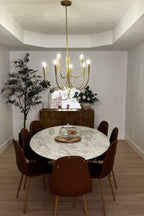 Multi-head U-shaped Chandelier