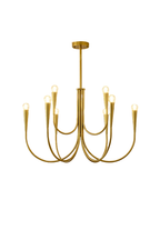 Multi-head U-shaped Chandelier