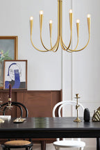 Multi-head U-shaped Chandelier
