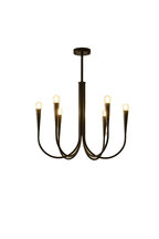 Multi-head U-shaped Chandelier