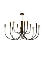 Multi-head U-shaped Chandelier