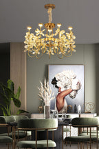Olander flower crystal chandelier