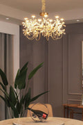 Olander flower crystal chandelier