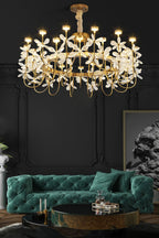 Olander flower crystal chandelier