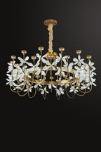 Olander flower crystal chandelier