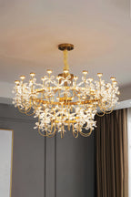 Olander flower crystal chandelier