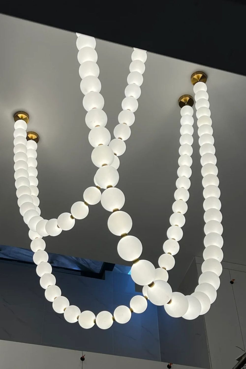 Pearl Necklace Chandelier