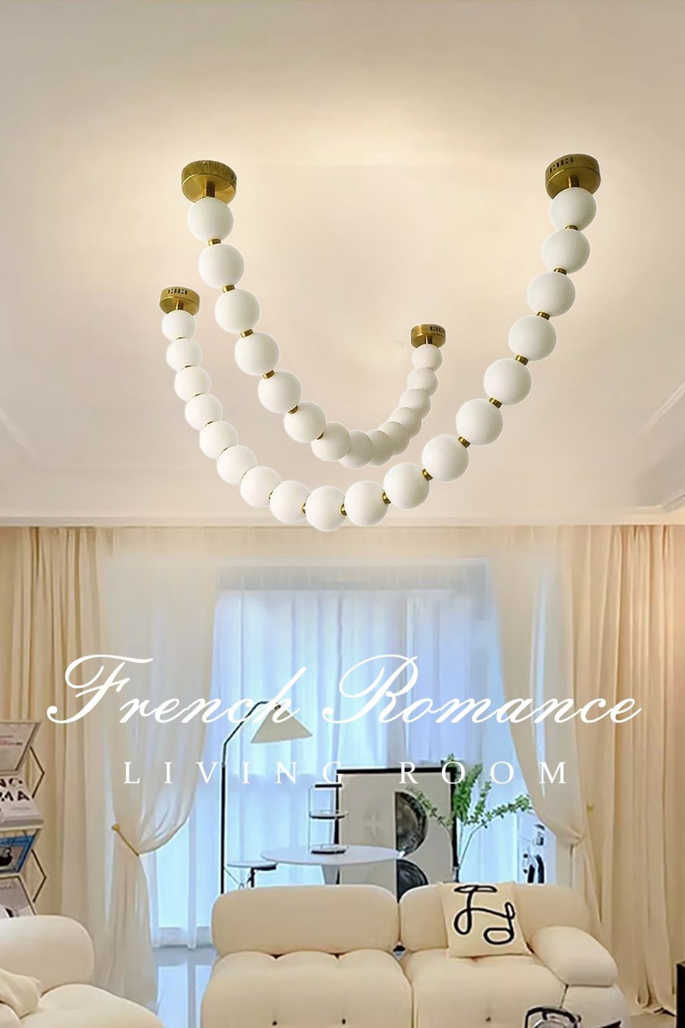Pearl Necklace Chandelier