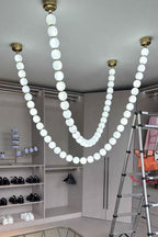 Pearl Necklace Chandelier