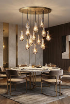 Raindrop Linear Chandelier