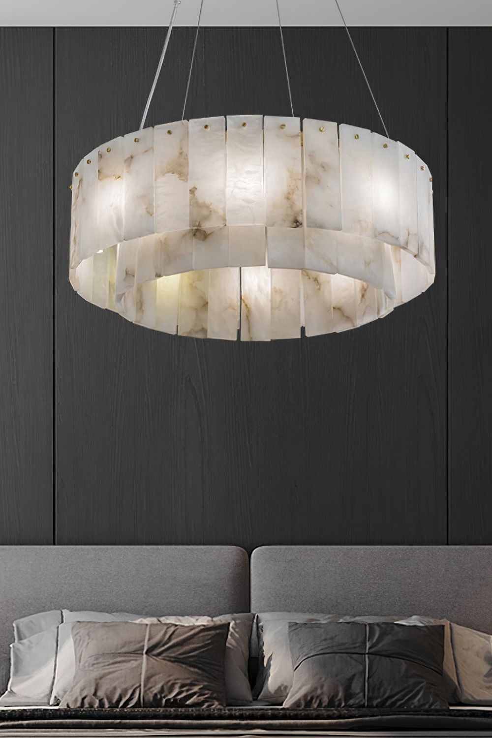 Rock Alabaster Chandelier