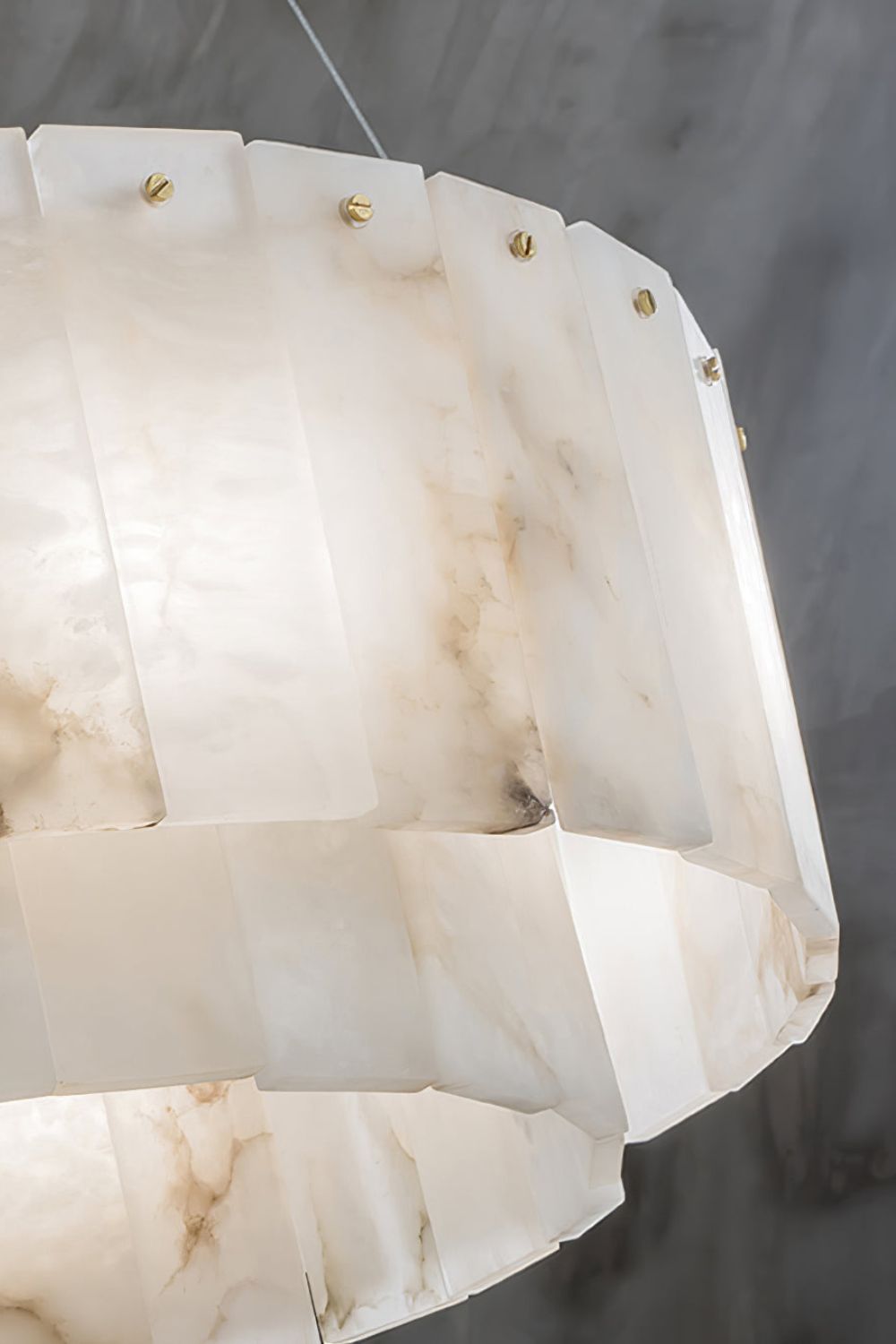 Rock Alabaster Chandelier