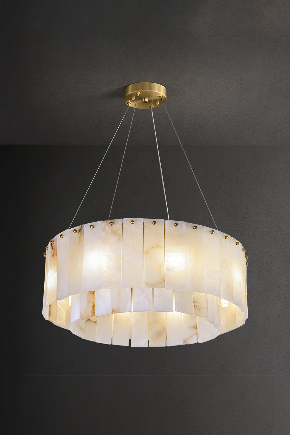 Rock Alabaster Chandelier