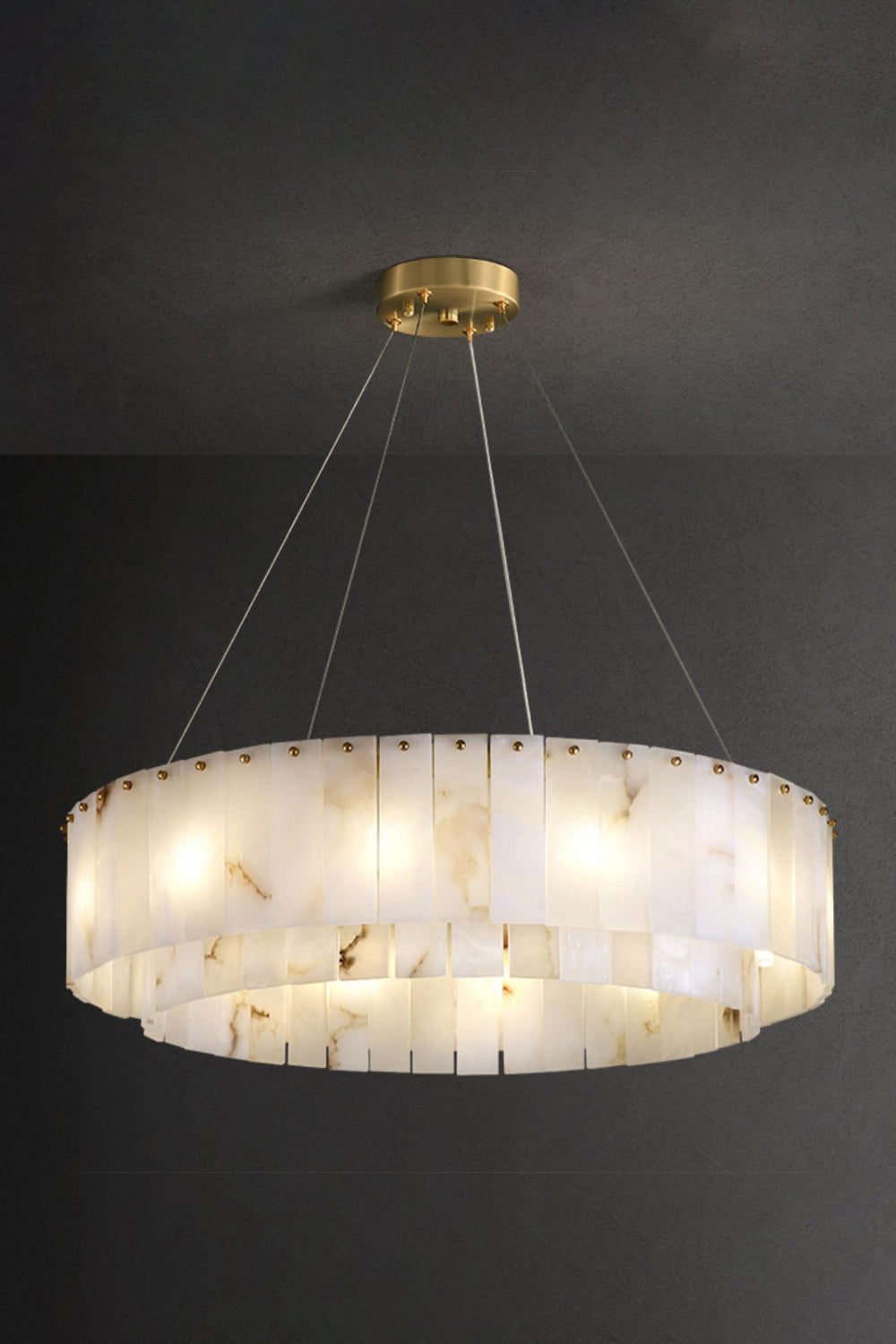 Rock Alabaster Chandelier