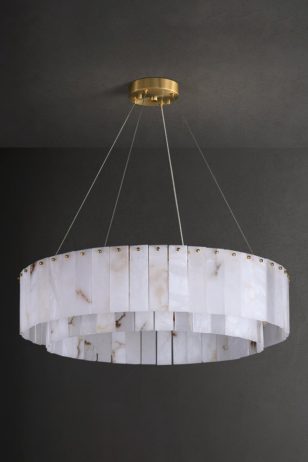 Rock Alabaster Chandelier