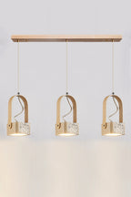 Rotating Travertine Lantern Pendant