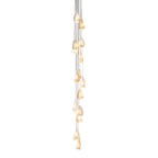 Organic Petal Translucent Bone China Pendant Light