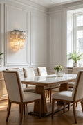 Shimmering Round Capiz Wall Lamp