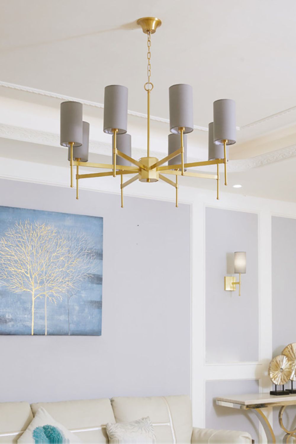 Silk Stem Chandelier