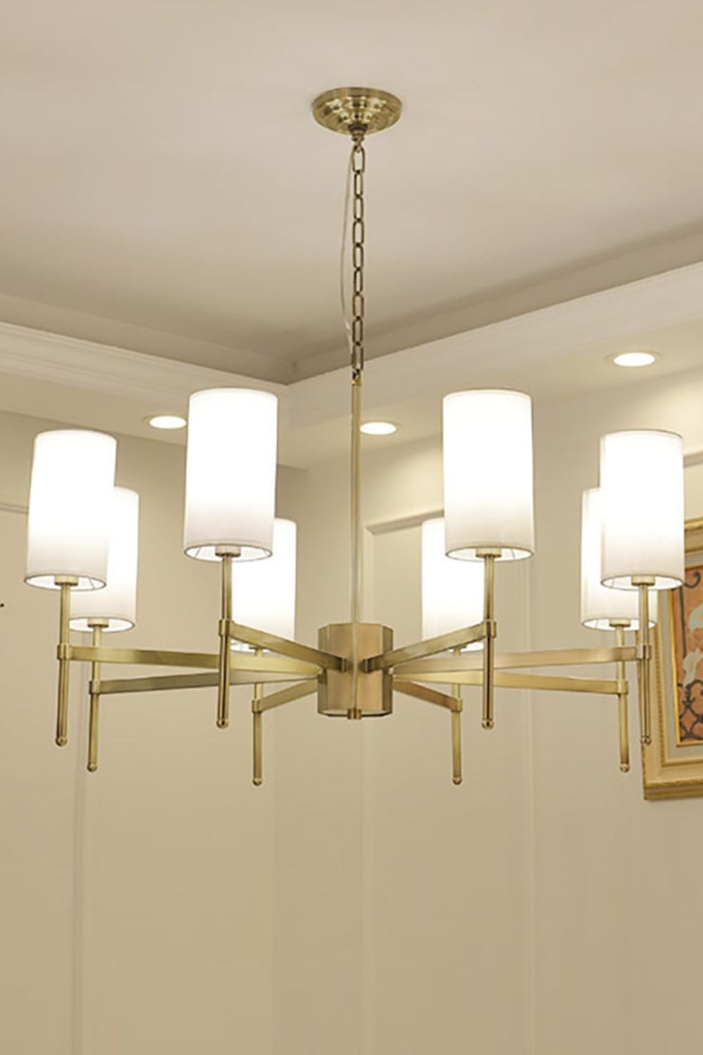 Silk Stem Chandelier