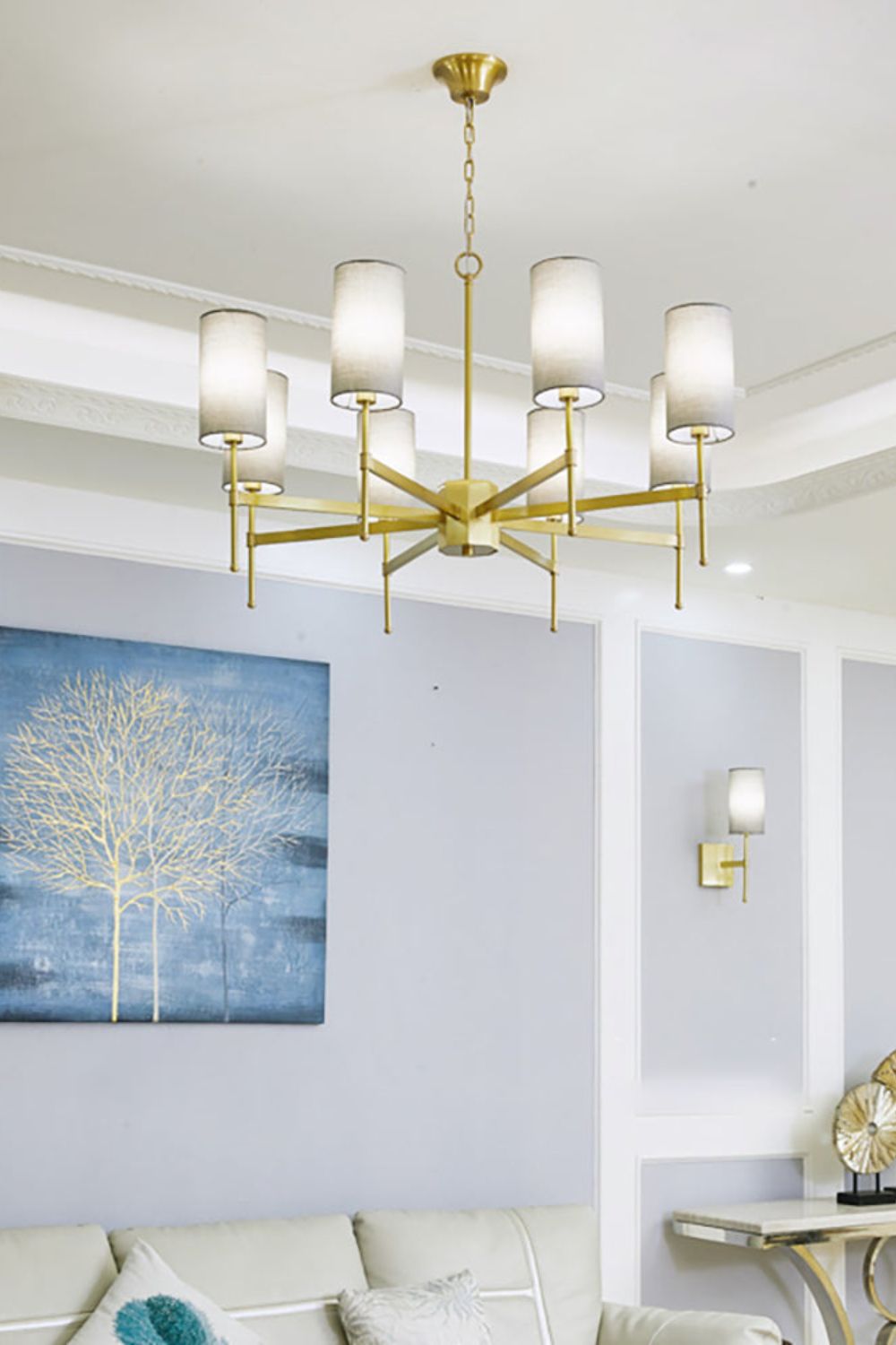 Silk Stem Chandelier