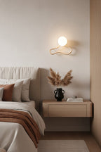 Travertine Flow Wall Sconce
