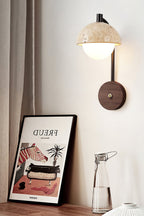 Travertine Arc Wall Light