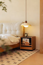 Travertine Disc Pendant Light