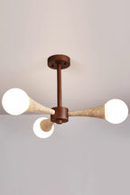 Travertine Tree-Arm Chandelier