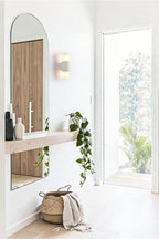 Vertical Alabaster Wall Sconce
