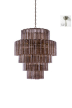 Vespera Glass Tiered Chandelier
