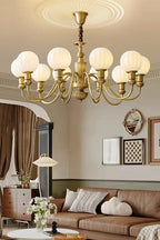 Vintage Brass Chandelier