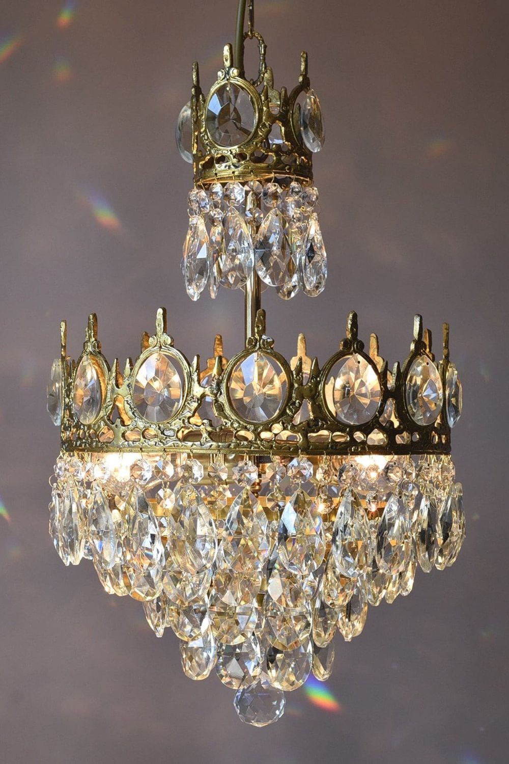 Vintage Crystal Chandeliers