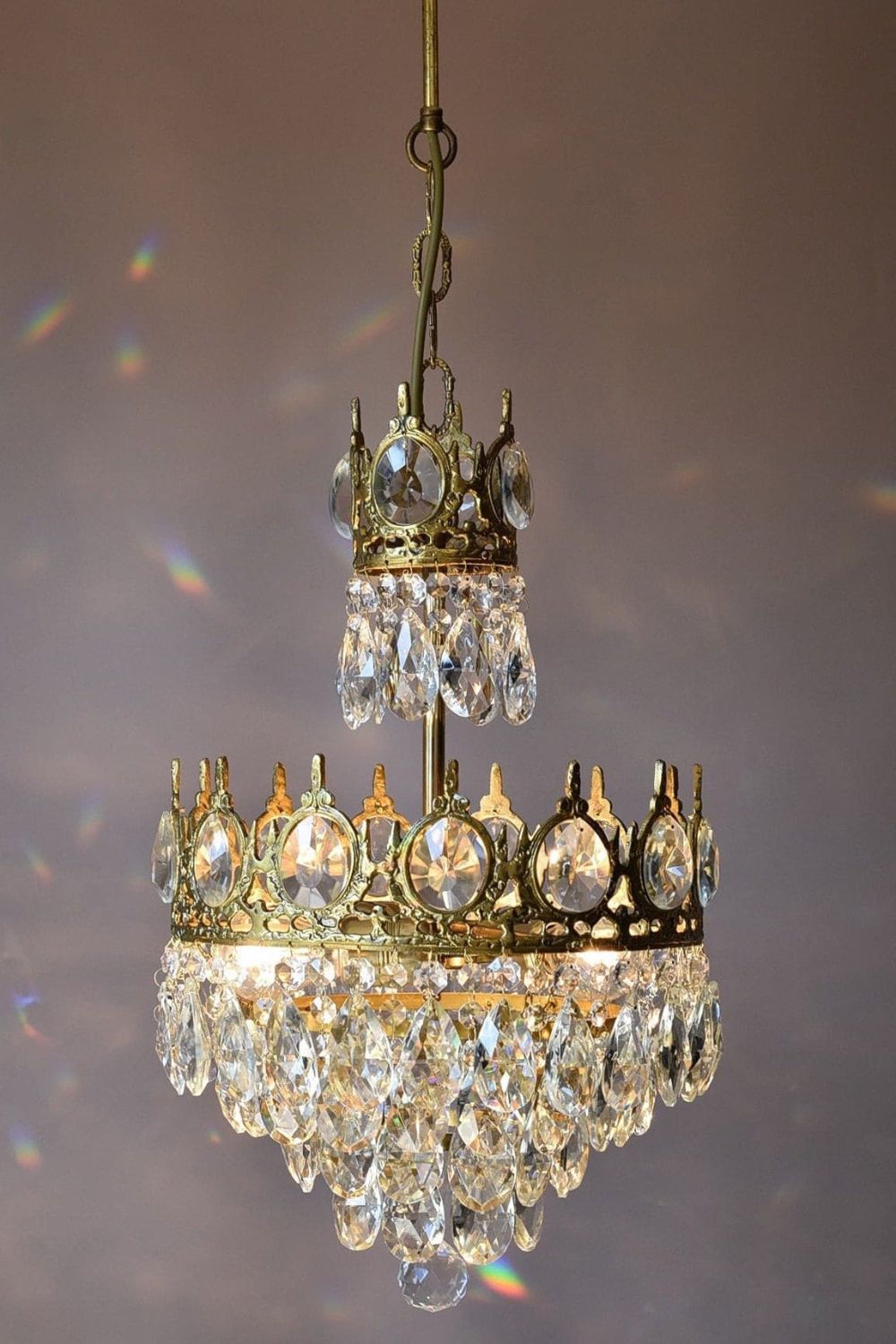 Vintage Crystal Chandeliers