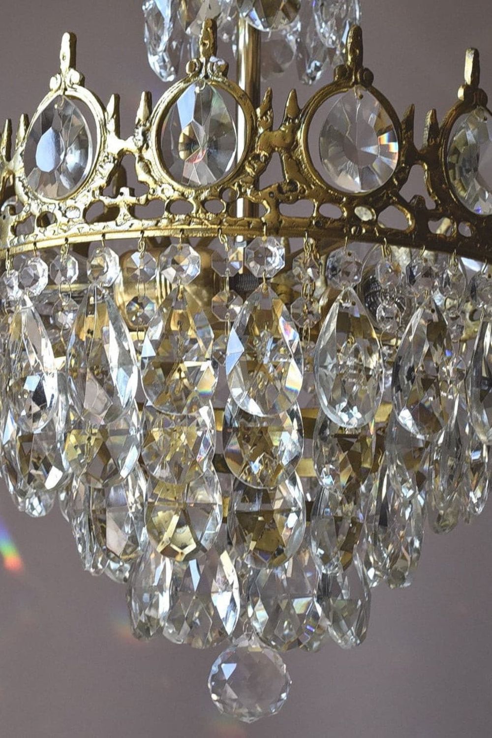 Vintage Crystal Chandeliers