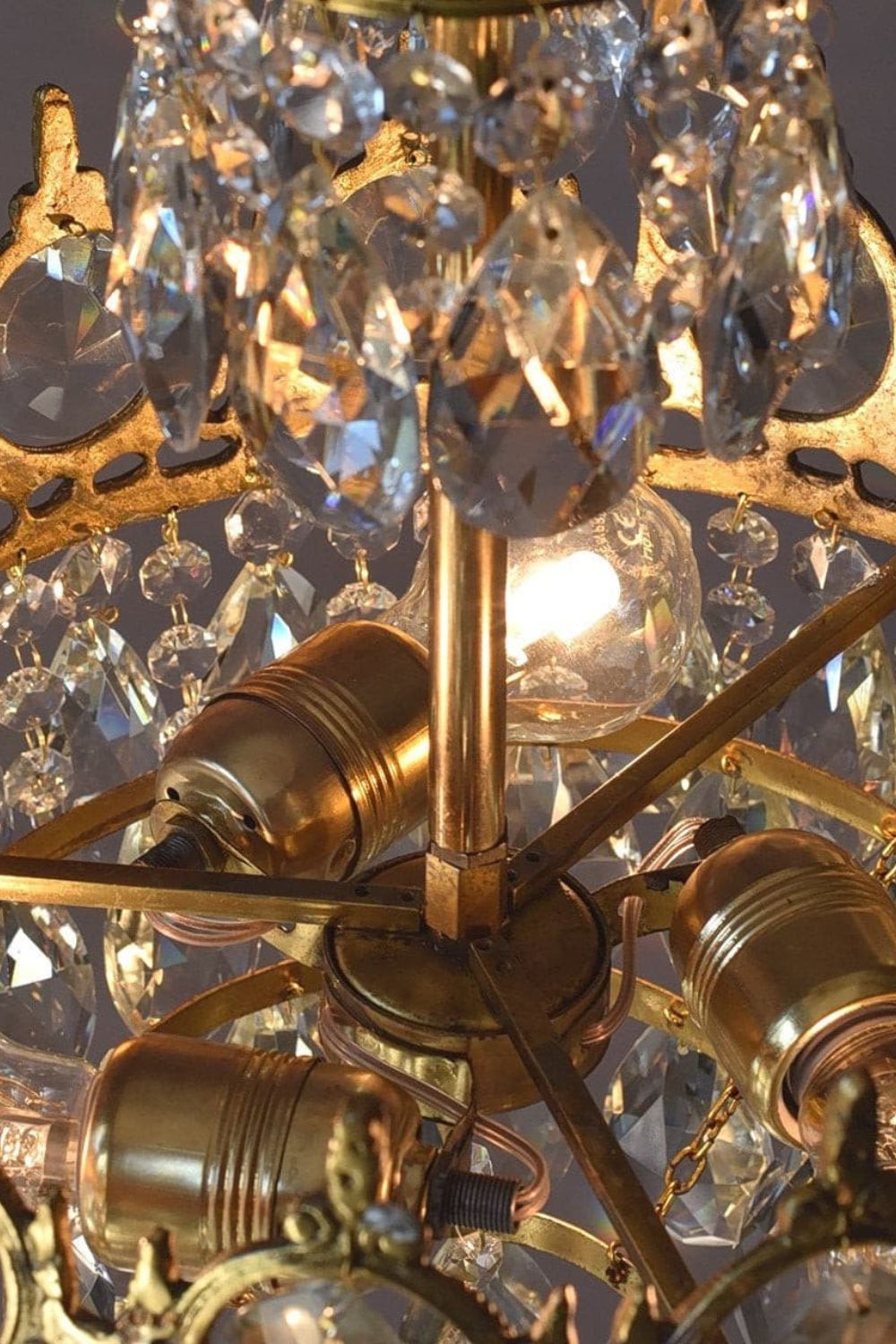 Vintage Crystal Chandeliers