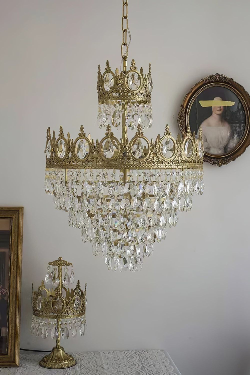 Vintage Crystal Chandeliers