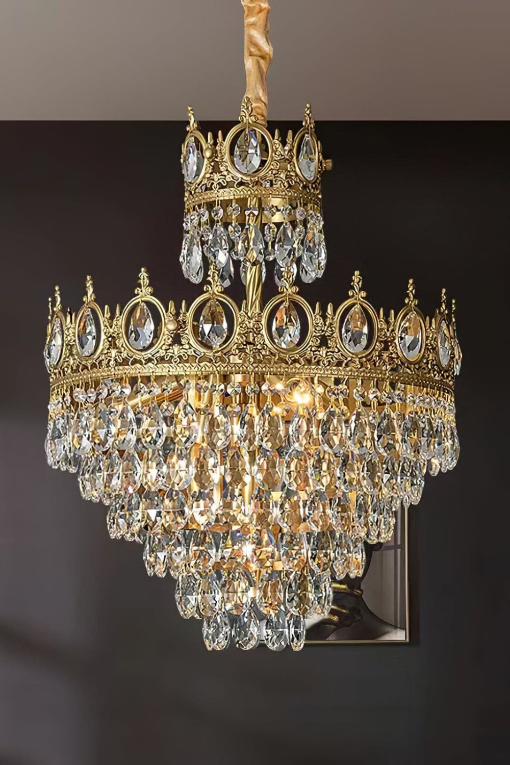 Vintage Crystal Chandeliers