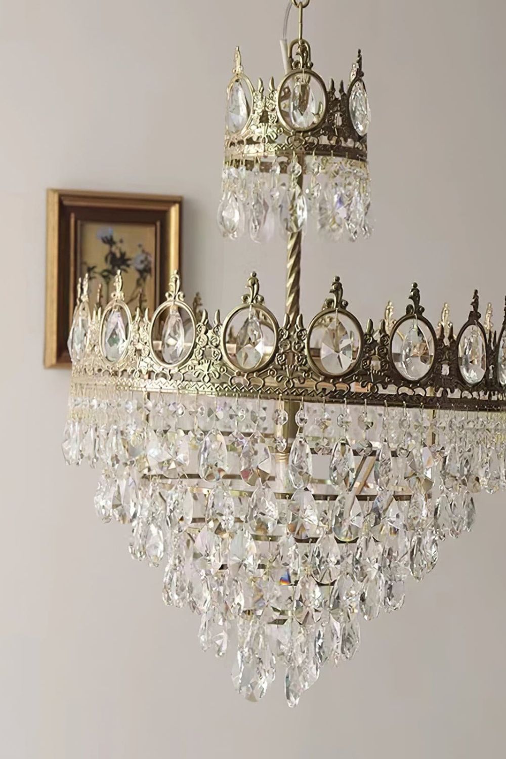 Vintage Crystal Chandeliers