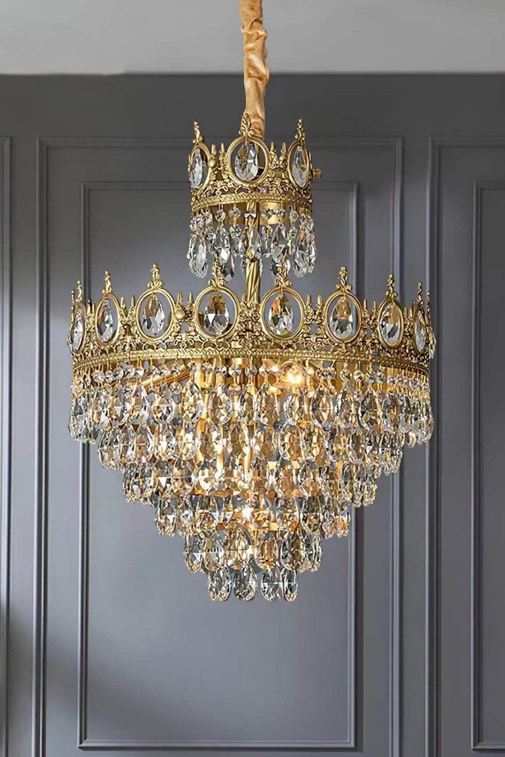 Vintage Crystal Chandeliers