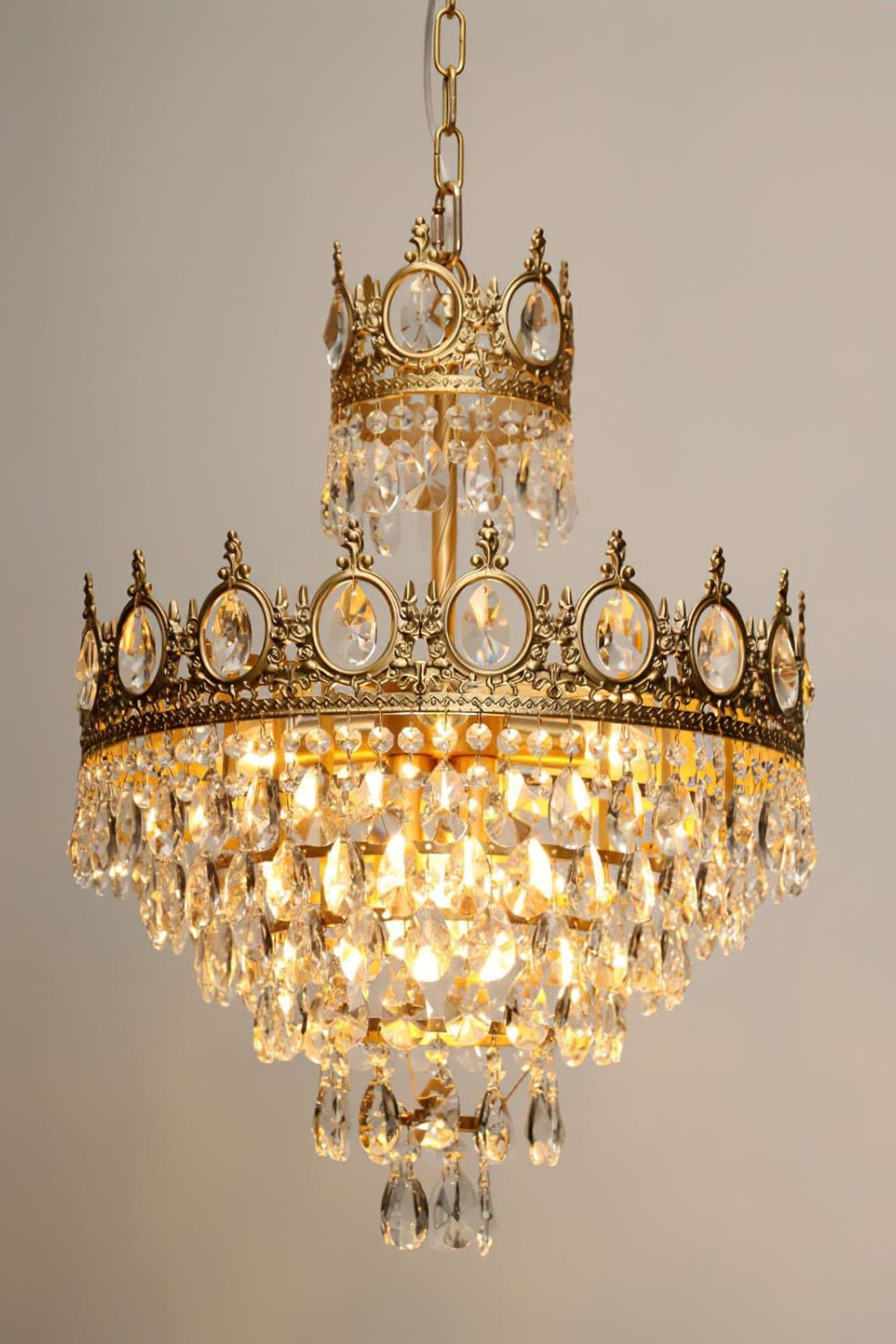Vintage Crystal Chandeliers