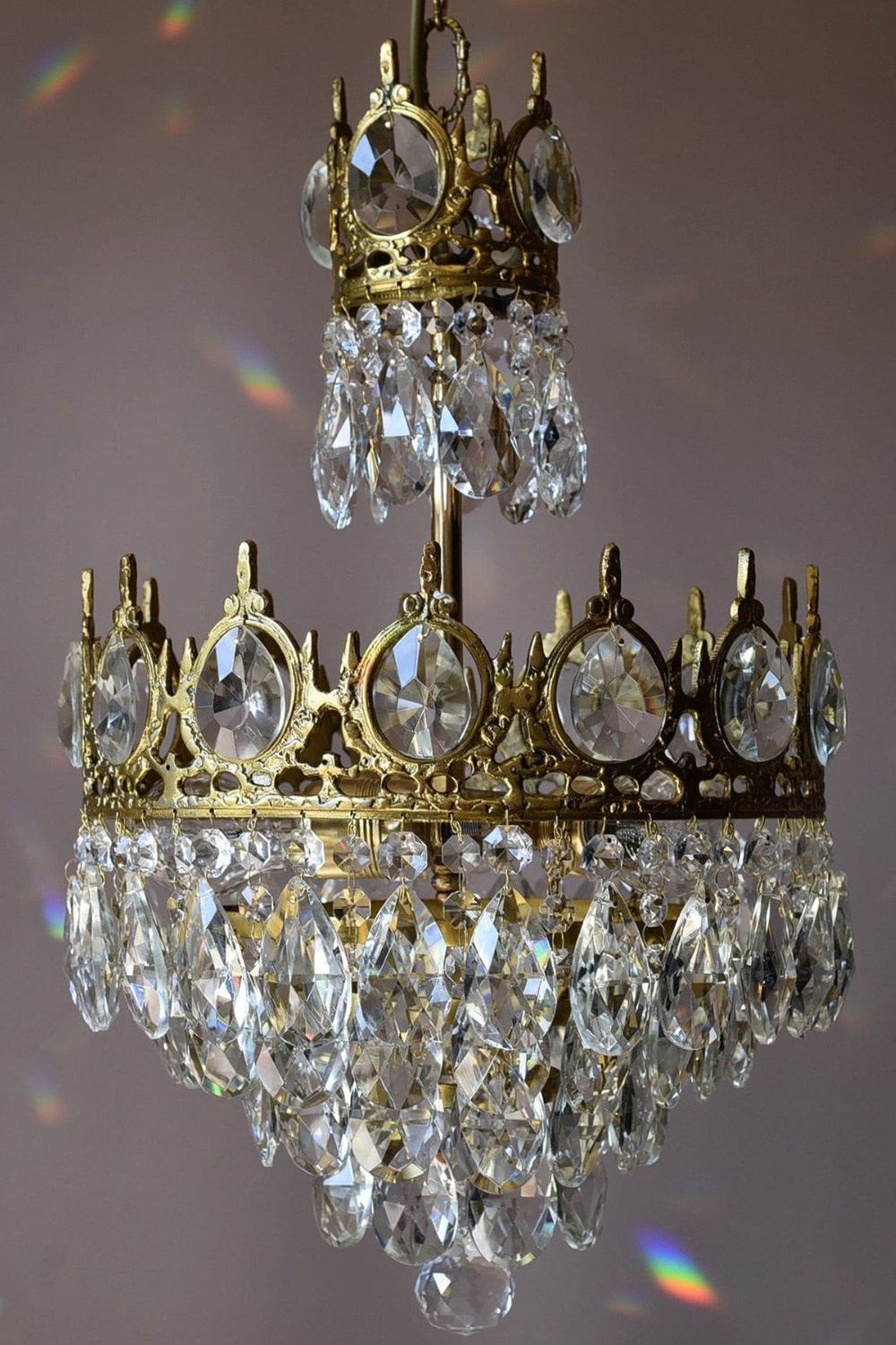 Vintage Crystal Chandeliers